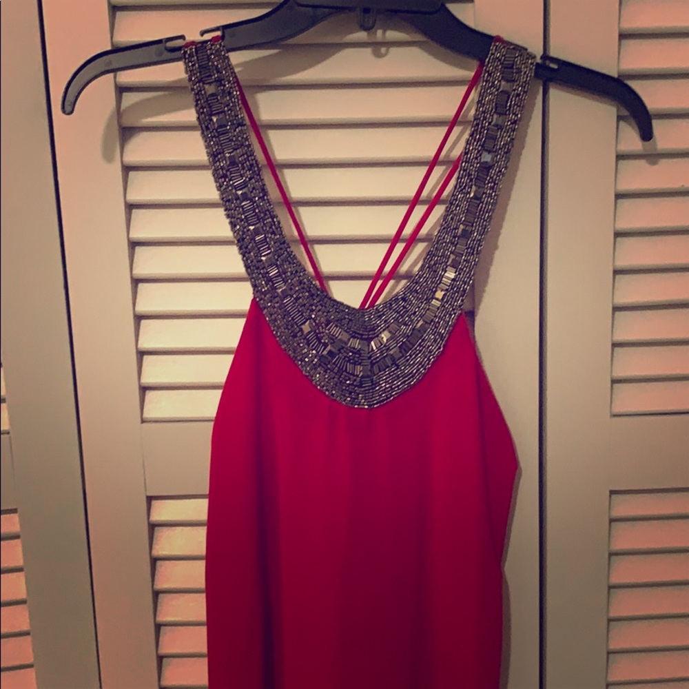 Sexy red dress